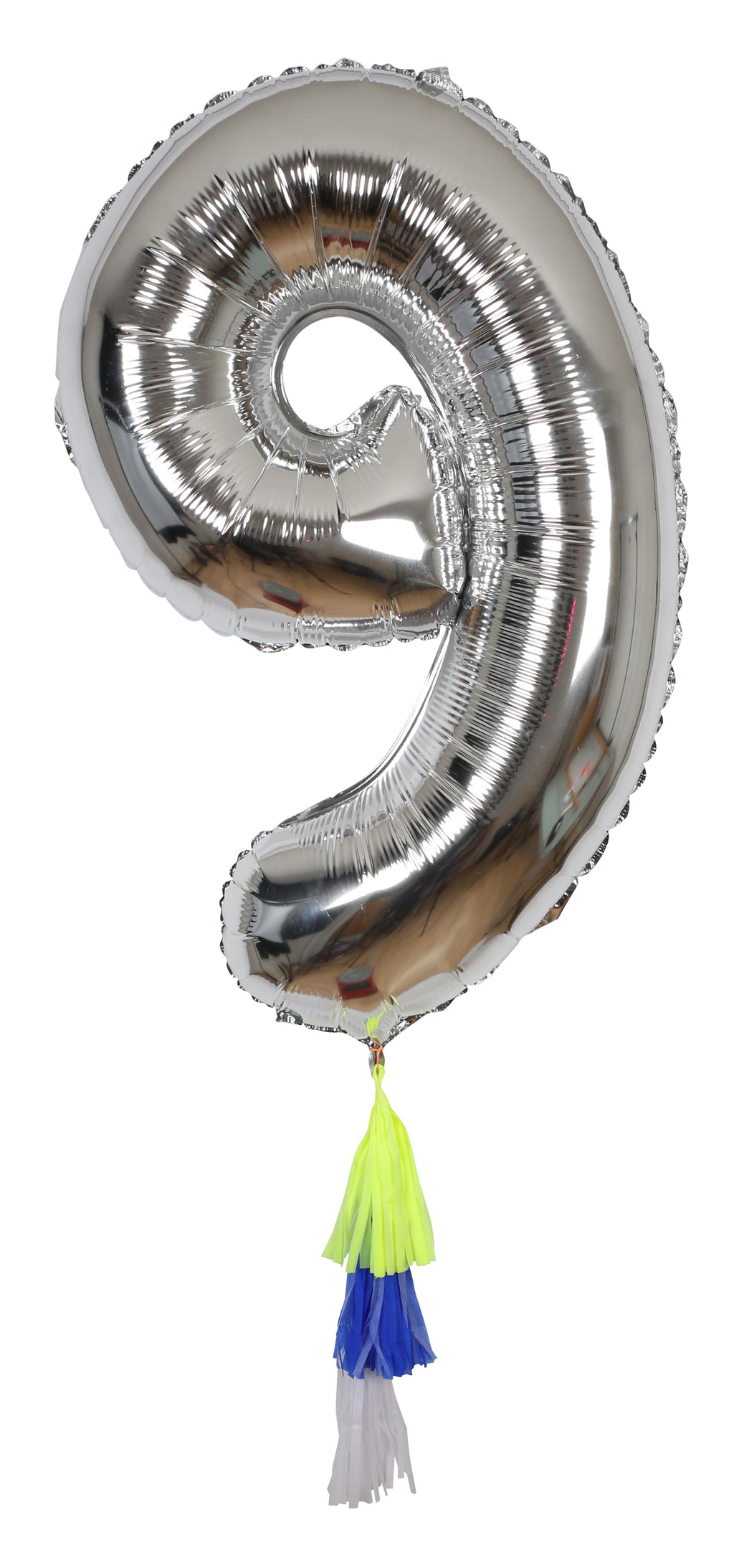 Numbered Balloon with Tassels 9