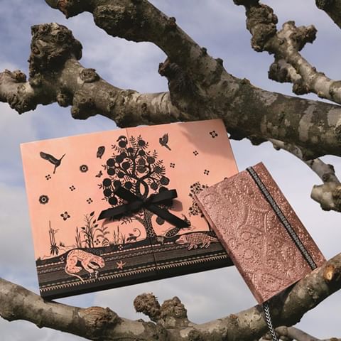 A5 Sunset Copper Embossed Notebook By Christian Lacroix