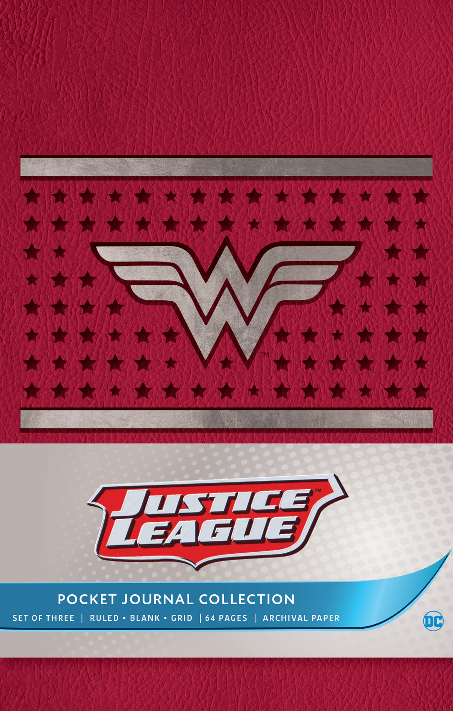 Justice League Pocket Journal Set (Set of 3)