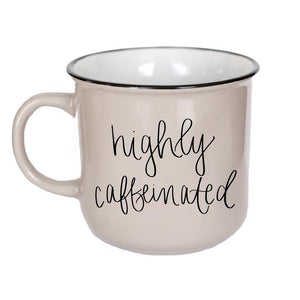 Caffeinated Coffee Mug (Stoneware)