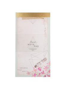 Geometric Floral Notepad