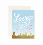 Love is in the Air Greeting Card