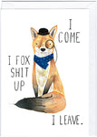 Fox Greeting Card