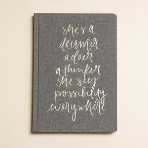 A Dreamer Fabric Journal