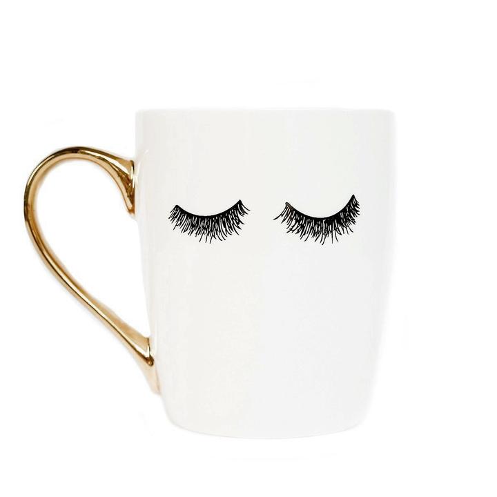 Lashes Coffee Mug (White)