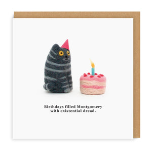 Cat Birthday Excitement Greeting Card