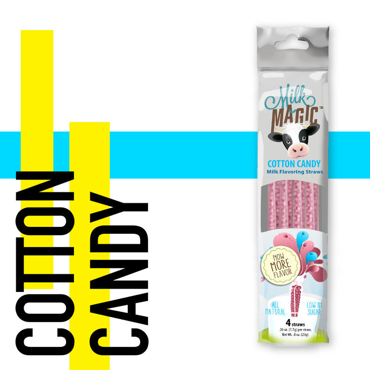Milk Magic Straws - Cotton Candy