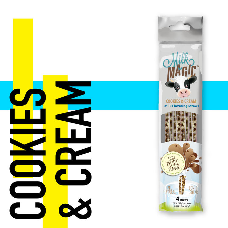 Milk Magic Straws - Cookies & Cream