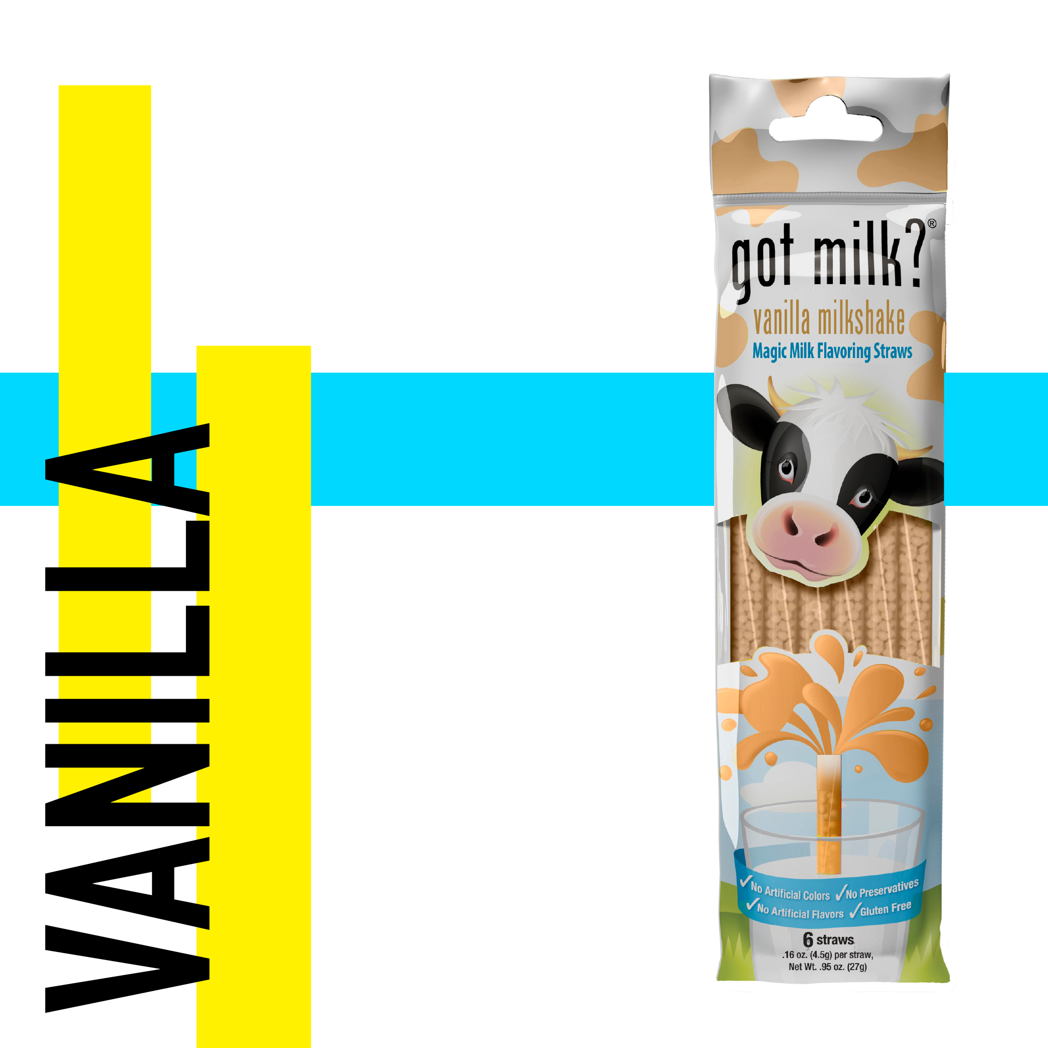 Milk Magic Straws - Vanilla Milkshake