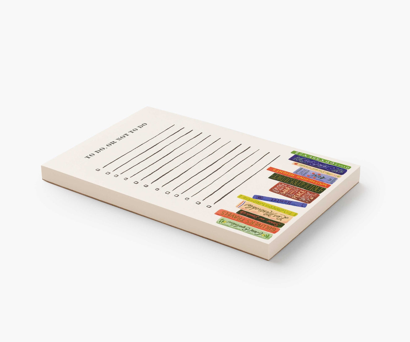 Bookshelf Checklist Notepad