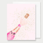 Champagne Showers Greeting Card