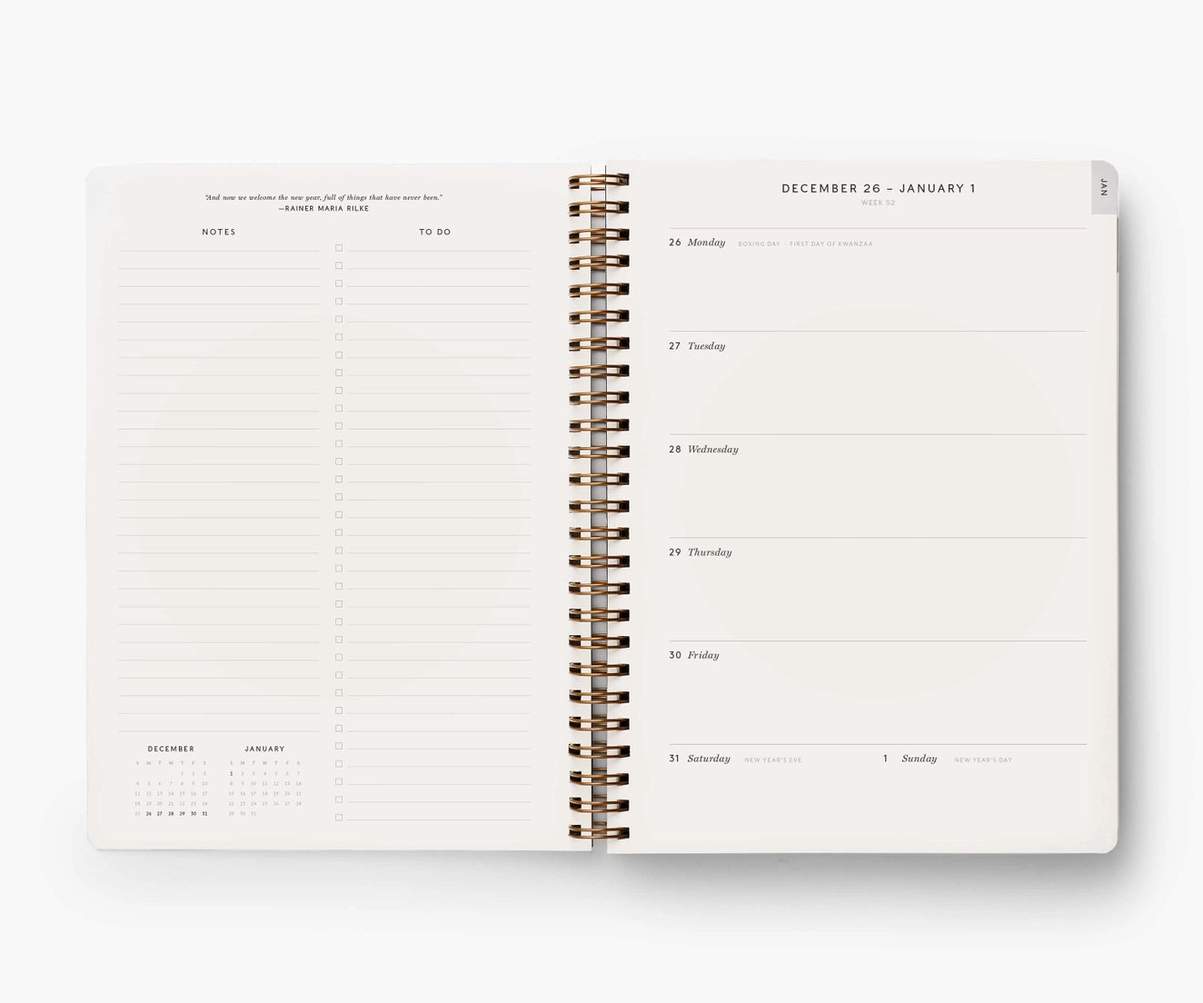 2023 Botanical - 12 Month Softcover Spiral Planner
